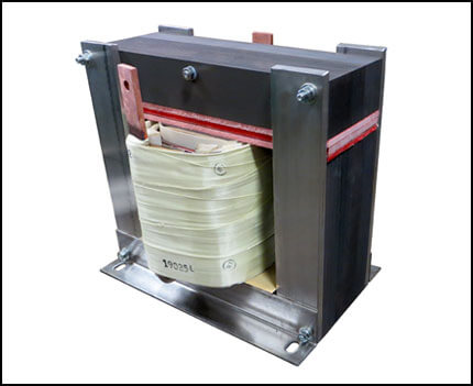 400 HZ POWER INDUCTOR, 500 uH, 150 Amps, P/N 19025L